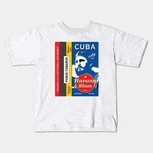 Cuba Castro Havana Habana Santiago Salsa Rhum Travel Kids T-Shirt